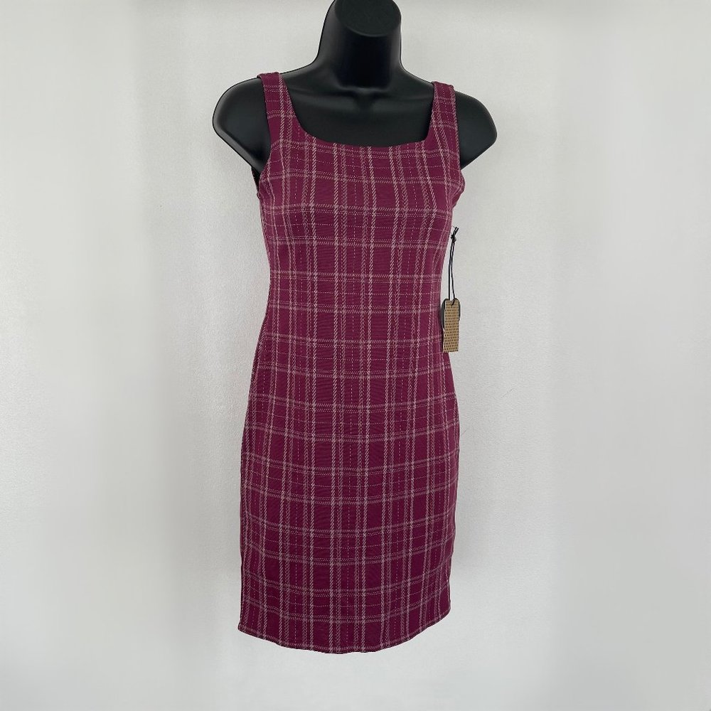 Plaid Tank Bodycon Dress